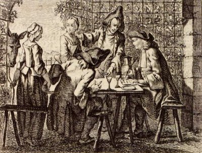 Traderzy autorstwa Charles Nicolas Cochin