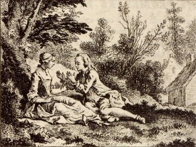 Obiecać to jedno, dotrzymać to drugie autorstwa Charles Nicolas Cochin