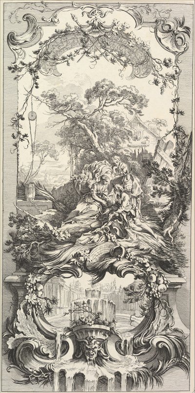 Triomphe de Pomone Triumf Pomony, XVIII wiek. autorstwa Charles Nicolas Cochin