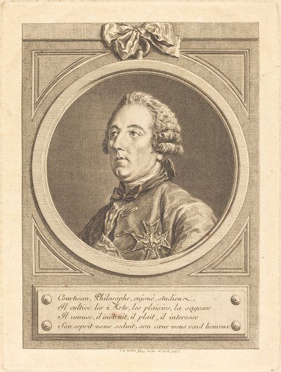 Ludwik Cesarz La Baume-le-Blanc autorstwa Charles Nicolas Cochin II