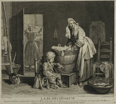 Praczka autorstwa Charles Nicolas Cochin I