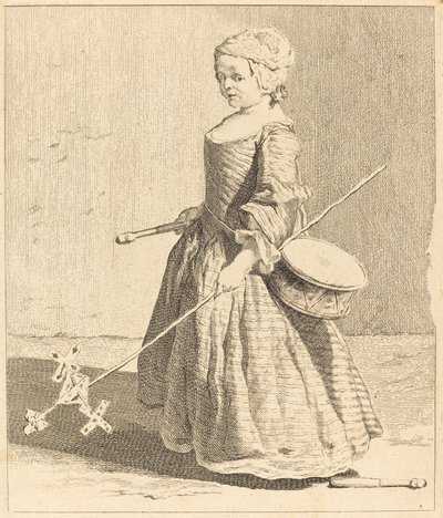 Młody Żołnierz autorstwa Charles Nicolas Cochin I after Jean Siméon Chardin