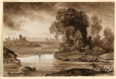Krajobraz autorstwa Charles Nicolas Ransonnette