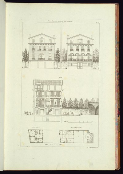 Oprawa (Francja) autorstwa Charles Nicolas Ransonnette