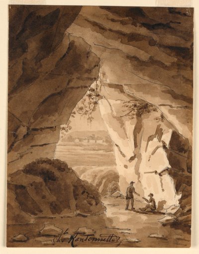 W jaskini autorstwa Charles Nicolas Ransonnette