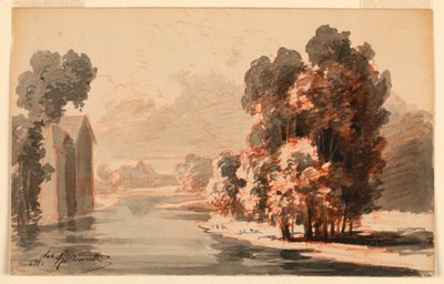 Krajobraz autorstwa Charles Nicolas Ransonnette