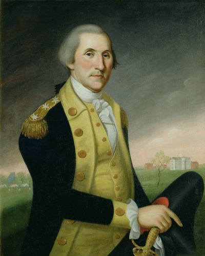 Jerzego Waszyngtona w Princeton autorstwa Charles P. & Peale Charles W. (1741 1827) Polk