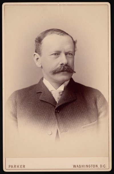 Portret dr Jamesa Miltona Flinta 1838-1919, w latach 1887-1904. autorstwa Charles Parker