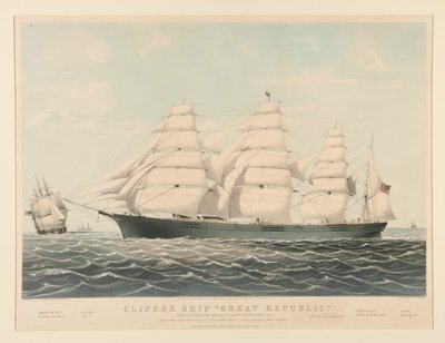 Statek Clipper autorstwa Charles Parsons