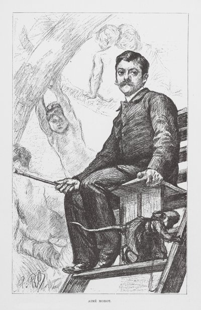 Aime Morot (rycina) autorstwa Charles Paul (after) Renouard