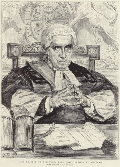 Lord Russell z Killowen (lito) autorstwa Charles Paul (after) Renouard