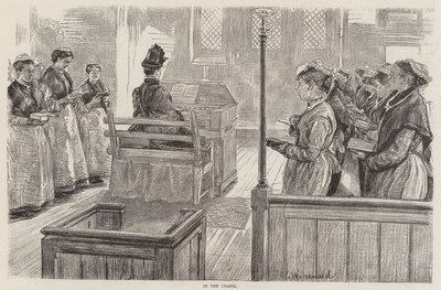 Życie skazańca w Woking autorstwa Charles Paul Renouard