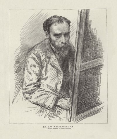 John William Waterhouse autorstwa Charles Paul Renouard