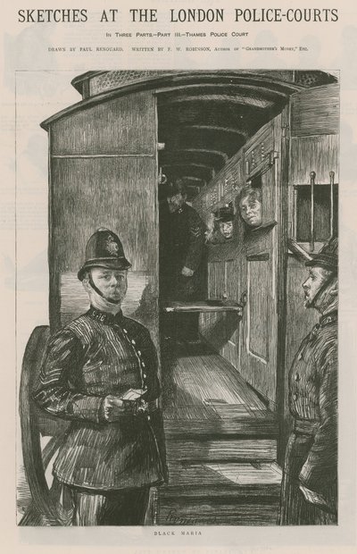 Szkice na londyńskich sądach policyjnych autorstwa Charles Paul Renouard