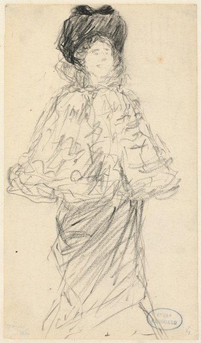 Kobieta stojąca, ok. 1900. autorstwa Charles Paul Renouard