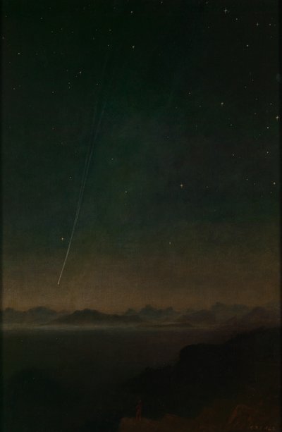 Wielka kometa z 1843 r. autorstwa Charles Piazzi Smyth