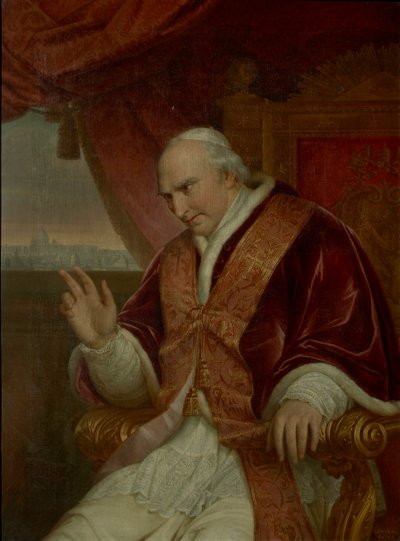 Portret papieża Piusa VIII 1761-1830, 1828. autorstwa Charles Picqué