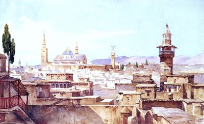 Widok na Damaszek autorstwa Charles Pierron