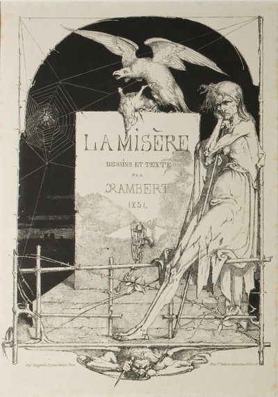 Strona tytułowa z Misery autorstwa Charles Rambert