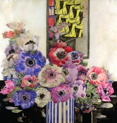 Zawilce, ok. 1915-16 (toaleta i ołówek na papierze) autorstwa Charles Rennie Mackintosh