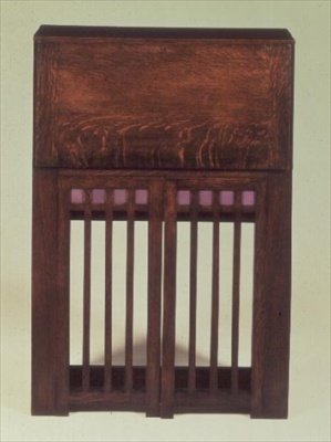 Biurko (drewno) (zamknięte) autorstwa Charles Rennie Mackintosh