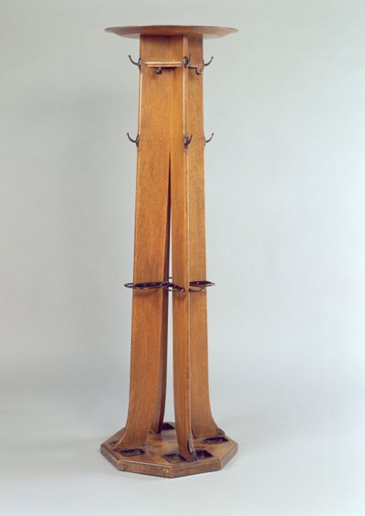 Bezczynność, 1891 (toaleta na papierze zamontowana na pokładzie) autorstwa Charles Rennie Mackintosh