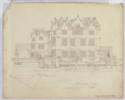 Montacute House, Somerset autorstwa Charles Rennie Mackintosh