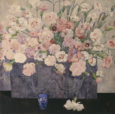 Róże (akwarela na papierze) autorstwa Charles Rennie Mackintosh