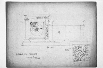 S. Ekran ołtarza Maria dei Miracoli, 1891 autorstwa Charles Rennie Mackintosh