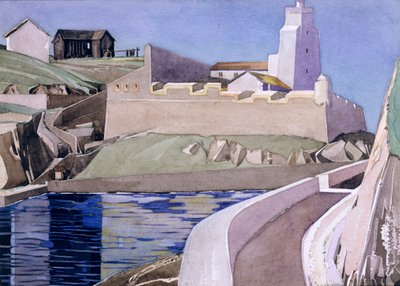 Latarnia morska, 1927 (wc nad ołówkiem na papierze) autorstwa Charles Rennie Mackintosh