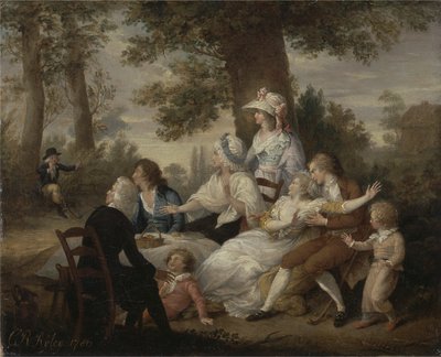 „Wikariusz Wakefield”, tom. ja, rozdz. VIII: Jedzenie w Hayfields (zaskoczony kapelanem pana Thornhilla) autorstwa Charles Reuben Ryley
