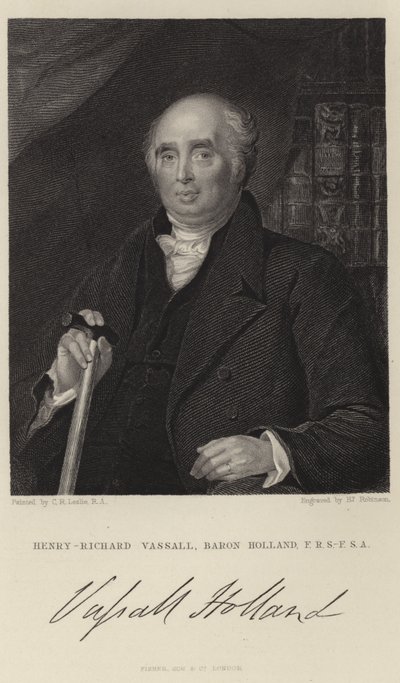 Henry Richard Fox autorstwa Charles Robert Leslie