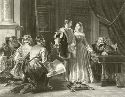 Niechęć lady Jane Grey do przyjęcia korony autorstwa Charles Robert Leslie