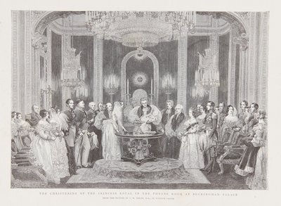 Chrzest Wiktorii, księżniczki królewskiej autorstwa Charles Robert Leslie