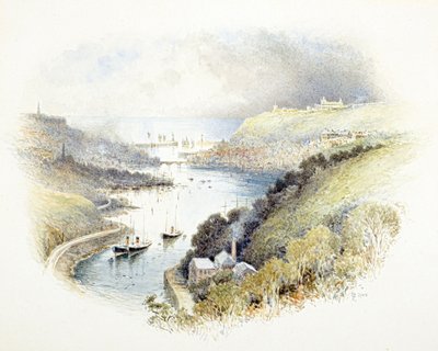 Whitby, Yorkshire (akwarela) autorstwa Charles Robertson