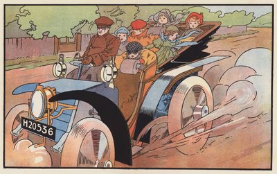 Wesoła impreza małych kierowców autorstwa Charles Robinson