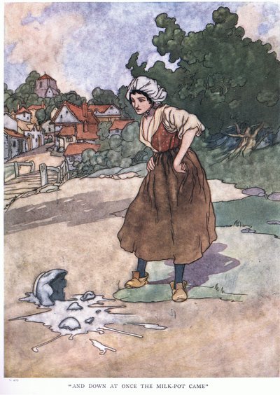 I od razu przyszedł dzban na mleko, lata 30. XX wieku autorstwa Charles Robinson