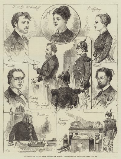 Zabójstwo nieżyjącego cesarza Rosji, skazanych więźniów autorstwa Sir John Charles Robinson