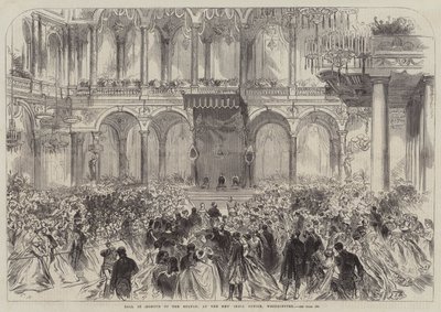 Bal na cześć Sułtana w New India Office, Westminster. autorstwa Sir John Charles Robinson