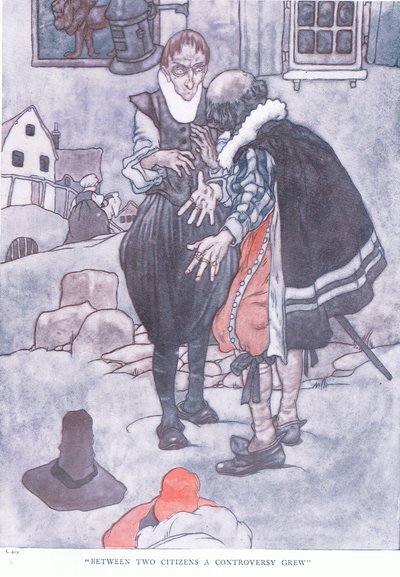 Między dwoma obywatelami narastała sprzeczność, lata 30. XX wieku autorstwa Charles Robinson