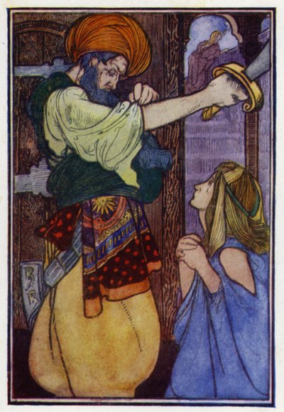 Blue Beard (kolor lito) autorstwa Charles Robinson