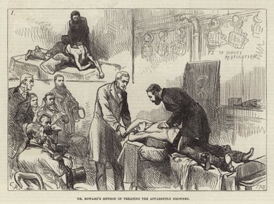 Metoda dr Howarda leczenia pozornie utopionych autorstwa Sir John Charles Robinson