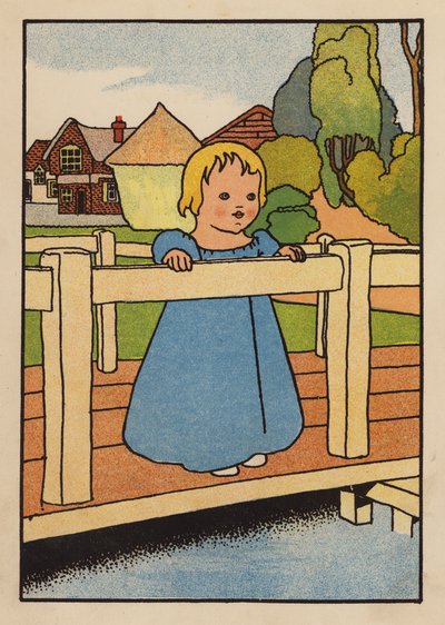 Ilustracja dla Babes and Birds (kolorowa litografia) autorstwa Charles Robinson