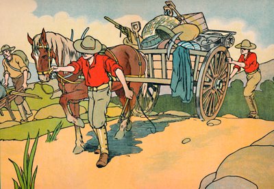 Off to the Gold-Fields, 1912 autorstwa Charles Robinson