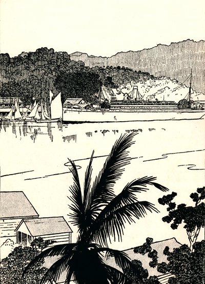 Port Antonio, Jamajka, 1912 autorstwa Charles Robinson