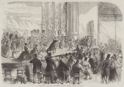 Próby do pantomimy w Crystal Palace autorstwa Sir John Charles Robinson