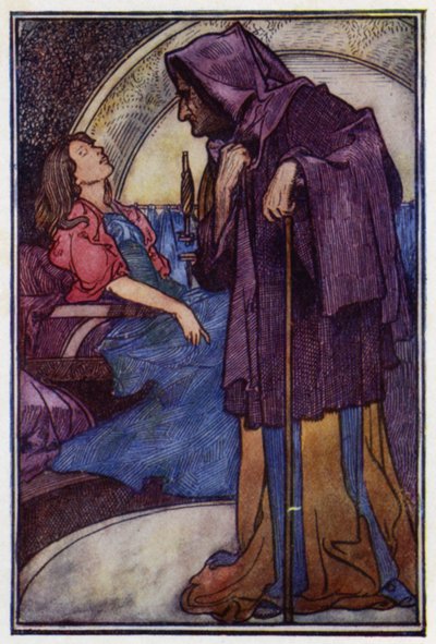 Śpiąca Królewna (kolor lito) autorstwa Charles Robinson