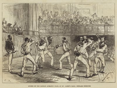 Sports of the London Athletic Club, w St James
