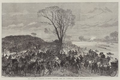 Oxford i Cambridge University Boat-Race, z Sandhills, naprzeciwko Chiswick autorstwa Sir John Charles Robinson