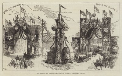 Książę i księżna Walii w Chatham, Łuki Triumfalne autorstwa Sir John Charles Robinson